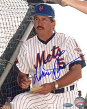 Davey Johnson Mets Pinstripe Uniform Autographed Photo (Hand Signed Collectable) Photo