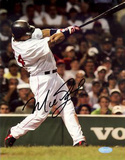 Manny Ramirez Vertical Home Swing (Signed In Black) Photo