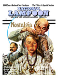 National Lampoon, November 1970 - Nostalgia, a Hippie Haircut Plakát