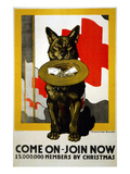Red Cross Poster, 1917 Giclee-trykk av Richard Fayerweather Babcock Red Cross Poster, 1917 Giclee-trykk av Richard Fayerweather Babcock
