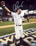 Alex Rodriguez 2009 WS Arms Raised Celebration Vertical (MLB Auth) Photographie