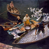 N.C. Wyeth: Fishermen Giclee Print by Newell Convers Wyeth