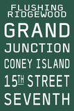 Flushing Ridgewood Tin Sign
