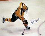 Kyle Okposo Univ. of Minnesota Bent Stick Slap Shot Autographed Photo (Hand Signed Collectable) Photo