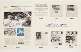 Frank Gifford "Giants Rewrite History" New York Times Autographed Photo (Hand Signed Collectable) Photo