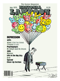 National Lampoon - Depression: Hanged with Happy Baloons Póster