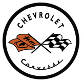Corvette '53 Logo Placa de lata
