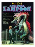 National Lampoon - Kids, A Monster Follows a Kid on the Sidewalk Photographie