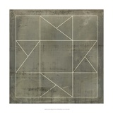 Geometric Blueprint II Affiches