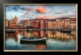 The Bay at Portofino Framed Photographic Print by Trey Ratcliff