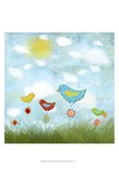 Bird Land Print by Ingrid Blixt