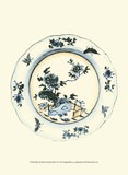 Blue and White Porcelain Plate VI Poster