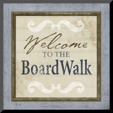 Beach Sign XI Mounted Print