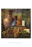 Cheese and Grapes I Prints by Janet Stever