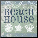 Beach Sign I Mounted Print