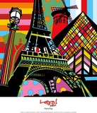 Paris Pop Posters by  Lobo