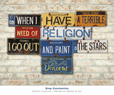 Vincent, Religion Plakaty autor Greg Constantine