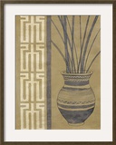 Tribal Vase Framed Giclee Print by Dominique Gaudin