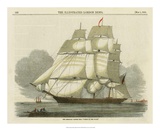 Antique Clipper Ship II Lámina Antique Clipper Ship II Lámina
