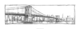 Brooklyn Bridge Sketch Limited Edition by Ethan Harper