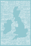 The Queen's English Poster par Janie Secker
