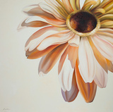 Warm Flower Poster by Carolina Alotus