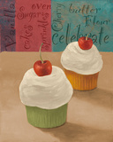 Cherry Cupcake II Posters by Vivien Rhyan