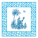 Blue China I Posters por Jackie Von Tobel