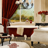 Red Chandelier Bath II Prints by Elizabeth Medley