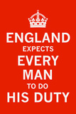 England Expects... Kunstdrucke
