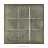 Geometric Blueprint IV Plakater Geometric Blueprint IV Plakater