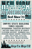 New York Tours '73 Print