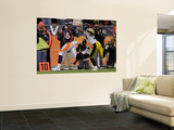 Denver Broncos and Pittsburgh Steelers: Demaryius Thomas and Ryan Mundy Wall Mural by Joe Mahoney