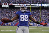 Atlanta Falcons and New York Giants: Hakeem Nicks Fotografie-Druck von Matt Slocum