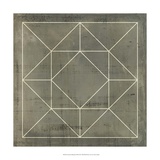 Geometric Blueprint VIII Póster