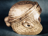 Sumerian Gold Helmet Fotografie-Druck