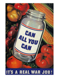 Wwii: 'Can All You Can' Giclée-Druck