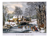 Winter Pastime, 1870 Giclee Print by Currier & Ives