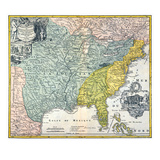 Mississippi Region, 1687 Giclee Print