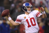 New York Giants and San Francisco 49ers - Jan. 22, 2012: Eli Manning Photographic Print by Marcio Jose Sanchez