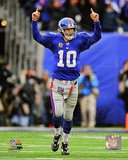 Eli Manning 2011 NFC Wild Card Playoff Action Photo
