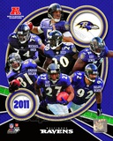 Baltimore Ravens 2011 AFC North Division Champions Team Composite Photo