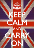 Keep Calm & Carry On - Union Jack Plakáty Keep Calm & Carry On - Union Jack Plakáty