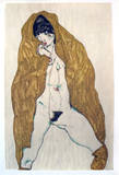 Portrait Collectable Print por Egon Schiele
