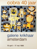 Inquiring Children Affiches par Karel Appel