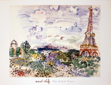 The Eiffel Tower Kunst von Raoul Dufy