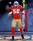 Patrick Willis NFC Divisional Playoff Game Action Foto