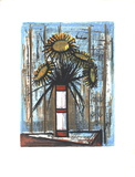 Sunflowers Serigraph by Bernard Buffet