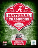 University of Alabama Crimson Tide 2012 BCS National Champions Team Logo Photo