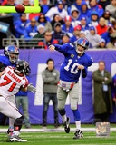 Eli Manning 2011 NFC Wild Card Playoff Action Photo